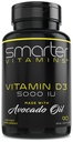 Smarter Vitamin D3 5000 IU in Aokado Oil 125 Live - 90 Mini Softgels
