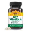 Ülke Hayat Vitamini 10.000 IU - Immune Support, Skin & Eye Health Supplement, Sertifikalı Gluten-Free, Vegan, Halal, Kosher,% 50 Beta-Carotene & 50% Retinyl Palmitate, Easy Abors - 100 Tablet