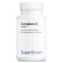 Supersmart - Tamam K - K1, K2 (MK4 + MK7) - Full Spectrum Vitamin K Supplement | Non-GMO & Gluten Free - 60 Vegetarian Capsules