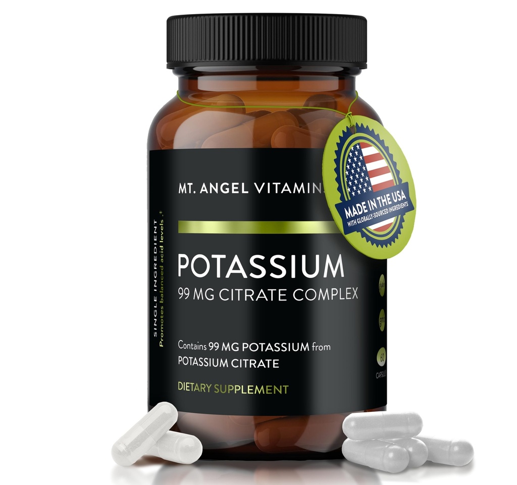 Mt. Angel Vitaminleri - Pyum Tamam, 99 MG P Properties Citrate Kompleksi, 60 Capsules
