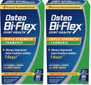 Osteo Bi-Flex Triple Strength Glucosamin with Turmeric, Ortak Sağlık Supplement, Kaplamalar, Orijinal Versiyon, 80 Kont (Pack of 2)