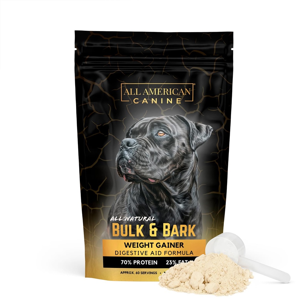 Köpek Ağırlıklı + Digestive Aid Formula, Natural Health Supplement Food Topper, Kilo Win Supplements for Dogs, & Dog Muscle Builder - 60 Hizmetler