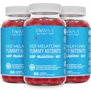 Çocuklar için Melatonin 1 mg Gummies, Güvenli, Uyuşturucu Özgür ve Etkili Doğal Uyku Yardımı Çocuklar için Tamam. Çocuklar 1mg Melatonin Gummy, Gluten-Free Vegetarian Restful Sleep Products for Ages 4+. 180ct (3)