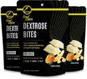 Dextrose Bitroses - Dextrose Melts Dextrose Toz ile Made with Dextrose - Dextrose for Workout and Run Energy Snacks - Glucose Tabletleri Portatif Enerji Melts (Ina Mango) ( 03'in Paketi)