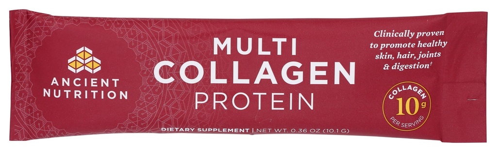 ANCIENT NUTRITION Multi Collagen Komplek Toz Paketi, 0.36 OZ ( Ambalaj Vary)