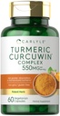 Carlyle Turmeric Supplement 550 mg | 60 Capsules | CurcuWin Extract Kompleks | Vegetarian, Non-GMO, Gluten Free 550 mg | 60 Capsules | CurcuWin Extract Complex | Vegetarian, Non-GMO, Gluten Free