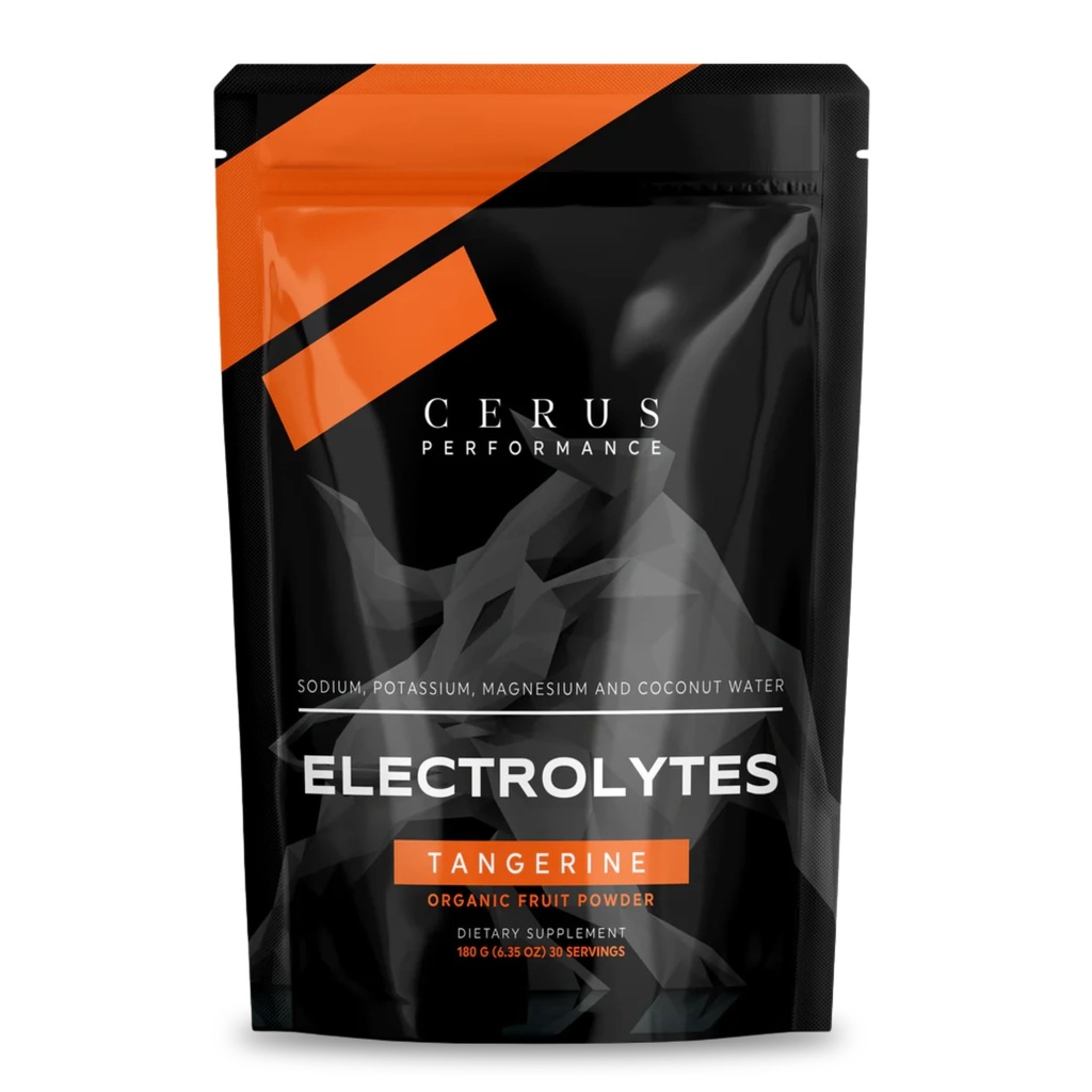 Cerus Performansı Elektrolyte Toz – Tangerine Flavor, 30 Hizmet, Zero Sugar, Coconut Water Toz & Gerçek Meyve, Endurance & Recovery