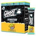 GHOST Hydration Sticks, Electrolyte Powder Packets, Lemon Crush - 24 Sugar Free Instant Electrolyte Drink Mix - Caffeine-Free Daily Hydration & Immune Support with Clean Formula