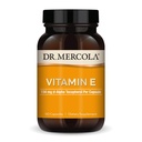 Dr. Mercola Vitamin E, 90 Hizmet (90 Capsules), 134 mg Per Capsule, Diyetsel Tamam, Sağlıklı Cilt Destekleri, Non-GMO