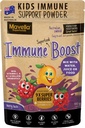 Kids Immune Support Powder - Immune Boost with Vitamin C A + E, Magnesium & Probiotics for with 9 Superberries - Berry Taste Immunity Gummies Alternative 3.52oz (100g)