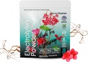 PowderVitamin Electrolytes Powder Plus (50 Servings) Black Tea Ginseng Electrolyte Powder Keto, Sugar Free, Pink Himalayan Salt,1000mg Potassium,120mg Calcium,120mg Magnesium, Hydration Powder
