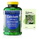 Spring Valleyuba Plus Vitamin D Tablet Diyeter Supplement, Bone Health, VIT D 20 mcg, 600 mg, 250 Count + Exclusive VitaMax Kılavuzu (2 Madde)