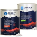 Gnarly Nutrition Gnarly Preworkout Strawberry Lemonade Caffeine Free (14.82oz) BCAAs Lemon Lime (10.58oz)