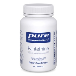 Saf Encapsulations Pantethine | Hipoallergenic Supplement Supports Health Lipid Metabolism and Cardiovascular Function | 60 Capsules