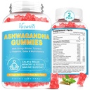 2 Pack Ashwagandha Gummies with Turmeric GABA Mood Energy and Immune Support, Karma Berry Flavor 120 Cts