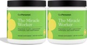 Miracle Worker Magnezyum Toz Supplement: Stresi azaltın ve Uyku Kalitesini ve Düzenliliğini Geliştirin, Easing Muscle Cramps, Strawberry Flavor, 60 Hizmet Toplam, 2 Pack