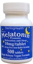 Melatonin 500 sayı 10 mg Quick Dissolve Vegan Super Strength