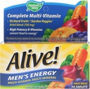 Doğanın Yolu Alive! Erkeklerin Enerji Çokvitaminu Tamamladı, Yüksek Potency B-Vitamins, 50 Tablet