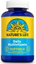 Nature's Life Daily Multivitamin for Men and Women - Complete Multivitamin with Iron - Daily Value of Most Essentials and Minerals - Sağlıklı Enerji ve Immune Support - 60 Serv, 120 Softgels