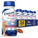 Plus Butter Pecan Beslenme Shake | Meal Change Shake | içmeye Hazır | 16g protein ve 27 Vitamin ve Mineraller | 8 fl oz - 24 Pack