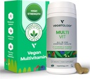 MultiVit Vegan Multivitamin Supplement, 26 Vitamin & Minerals - Metabolik, Beyin Fonksiyonu ve Immune Desteği için Vitamin Supplements - Kadınlar için Çokvitamin, Erkekler ve Çocuklar için Çokvitamin