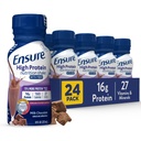 Yüksek protein şişelenmiş Süt Çikolata Beslenmesi Fiber ile Temizlenmeyi Sağlayın, 16g Protein ve 27 Vitamin ve Mineraller, 8 fl oz, 24 Pack