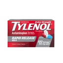 Tylenol Ekstra Güçlü Acetaminophen Hızlı Yayın Gels, Ağrı Reliever & Ateş Tanımları, Lazer-Drilled Holes for Fast release, Stomach, 500 mg Per Gelcap, 100 Kont OTC Medicine