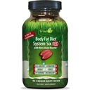 Irwin Naturals Body Fat Diyet System-Six RED - 72 Sıvı Soft-Gels, Nitrik Çimento ATM ile Kilo Yönetimi için 6in-1 Formula - 24 Toplam Hizmetler