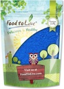 Food to Live Blue Spirulina Powder, 12 Ounces — Pure Raw Blue-Green Algae Extract, Kosher, Vegan, Non-Irradiated, Rich in Phycocyanin, Great for Juices, Smoothies, Shakes, Drinks, and Food Coloring