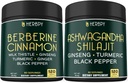 Log 7in1 Berberine HCl & 5in1 Ashwagandha Shilajit Supplements
