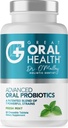 Oral Probiotics for Mouth Bad Breath Treatment for Adults; Dentist Formulated Dental Probiotics for Teeth and Gums Health & Chronic Halitosis with BLIS K12 M18, 60 Chewable Oral Health Tablets Mint