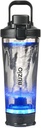 BUZIO Electric Protein Shaker Şişe, 24 oz Shake Blender Şişe, Protein Mixes Shaker Cups için USB Device Blender, Portatif Büyük Spor Su Şişeleri Tritan ile Yapıldı, Black Sports Water Şişeleri
