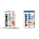 XTEND Original BCAA Toz Sumelon Patlama ve Spor BCAA Toz Strawberry Kiwi Outlet - Mikrolyte Dust for Recovery & Hydration with Amino Acids - 30 Servisler