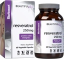 Bluebonnet Beslenme Güzel Ally Resveratrol 250 mg, En İyi Skin, Antioksi, Beauty Nutrient, Vegan, Vegetarian, Non GMO, Gluten Free, Soy Free, 60 Sebze Kapsülleri, 60 Hizmetler