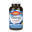 Carlson Omega Complete Gems, Omega-3-6-9, Wild Caught, 180 Softgels | Complete Omega Blend; Sustainably Sourced