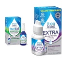 TheraTears Ekstra Kuru Göz Terapisi Kuru Gözler için Duş, 0,5 fl oz Şişe, 2 Kont & SteriLid Eyelid Cleanser ve Face Yıkama, sinirlenen gözler için, 2 fl oz sprey