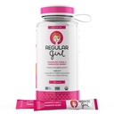 Düzenli Girl Organic Toz, Start Kit, Prebiyotik Fiber Supplement ve Probiyotiks for Women, 15 Bireysel Paketler & Şişe, Unflavored, 15 Hizmet