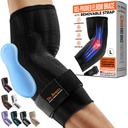 DR. BRACE® Elite Elbow Brace Desteği, Golfer'in, Tenis Elbow & Tendonitis Tedavisi ve Ağrısı 2024 (Black, Large) için Gel Pad ile Nefes Albow Promosyon Kolları Nefes Albow