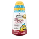 Zarbee's Children's Daytime All-in-One Honey Cough Syrup + Mucus, Throat & Nasal for Kids 6-12 + Dark Honey, Ivy Leaf Extract, Zinc Turmeric Root, & B-Vitamins, Drug-Free, Grape, 4 fl oz