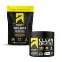 Yüzde 100 Whey proteini Toz, Chocolate 2 lb &t Tinaine Monohidrat Toz, Unflavored 45 Hizmet