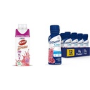 BOOST Breeze Clear Nutritional Drink, 9g protein, 250 Nutrient-Rich Calories, Wild Berry, 8 fl oz & Sıvı Temiz Beslenme İçmeyi Sağlayın, 0g şişman, 8g protein, Blueberry Pomegranate, 10 Fl Oz
