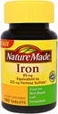 Nature Made Iron 65 mg Tabletleri 180 ea (Pack of 3)