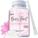 N'More Boric Acid Vaginal Suppositories - 100% Pure Made in USA - Boricfem Support Vaginal Health (One) (30 Serving, Boricfem with Applicator)