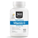 365 by Whole Foods Market, High Potency Vitamin C with Rose Hips, Vegan, 100 Tablets
