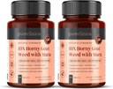 10X Horny Goat Weed Extract (3750 mg) Maca Extract (2500 mg) x 360 Tabletler (2 180 Şişeler) - 1 Yıl Supplys of 180)