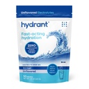 Hydration Toz, Unflavored, 50 Hızlı İşlemler Elektrolyte Rehidrojen - Günlük kullanım için Sıfır Sugar Flavorless Drink Mix, Travel & Workouts