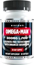 Biotest Omega-Man - 300 mg High-Ab Metaboli LJ100 Longjack (Eurycoma longifolia) - 30 Softgels