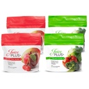 SuPlus+ Meyve ve Sebze Yemekleri Yumuşak Chews - Tasty Vegan Meyvesi, Veggie Gummy Vitaminleri Yetişkinler ve Çocuklar için - 4 Ay Supply 4 paket (2 her lezzet)