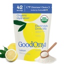 GOODONYA Organik Hydration Electrolyte Drink Mix, Sertifikalı Organik Hydration Toz, Non-GMO, Biochecked Glyphosate Free, Low Sugar, Lemonade Flavor, No Yapay Flavors, 42 Hizmetler