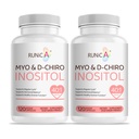 Myo-Inositol & D-Chiro Inositol Supplement for Women - Ideal 40:1 - Kadın Hormon Dengesi ve Ferttitude & Ovarian Health - Vegan Toz Capsules - 60-Day Supply